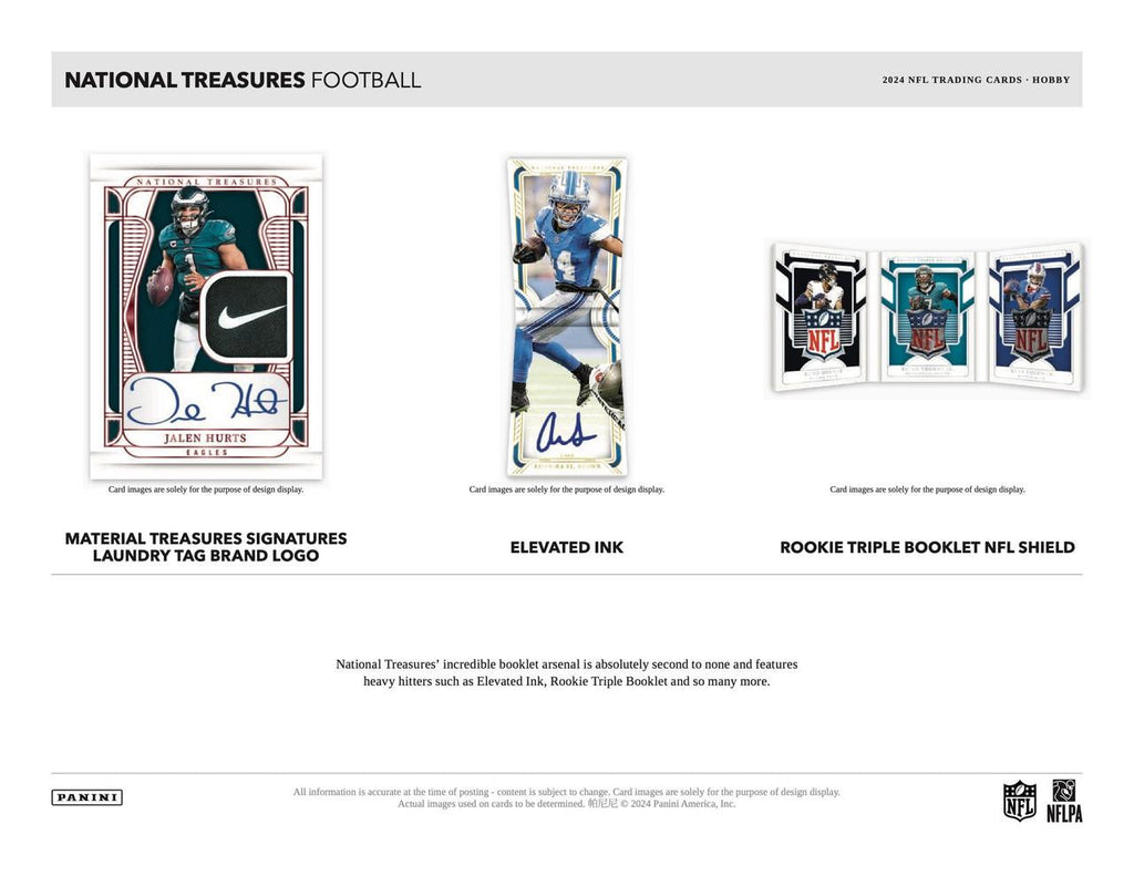 2024 National Treasures Football Hobby