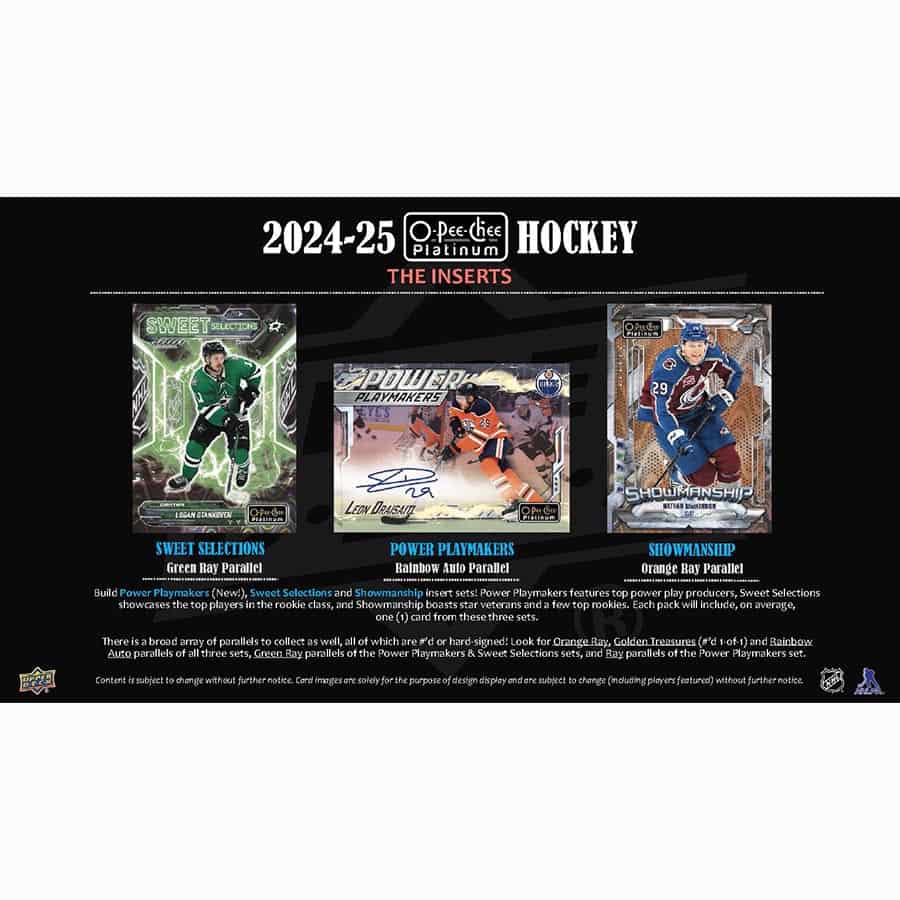 24-25 UD O-Pee-Chee Platinum Hockey Hobby