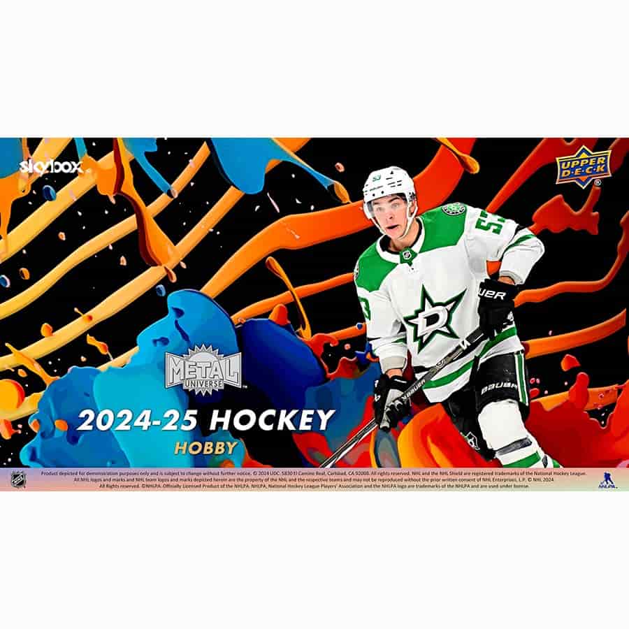 24-25 Upper Deck Skybox Metal Universe Hockey Hobby Box Case