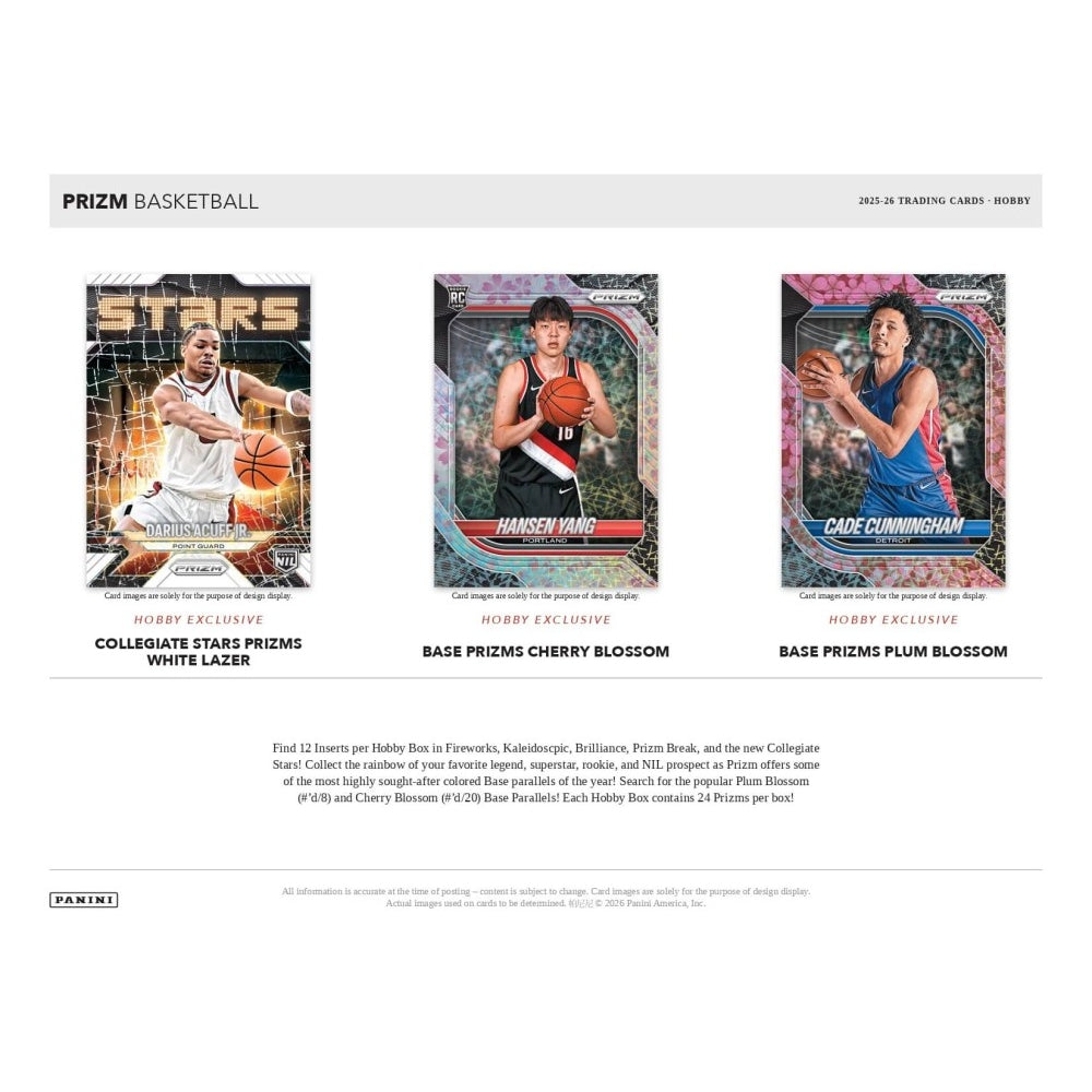 25-26 Prizm Basketball Hobby