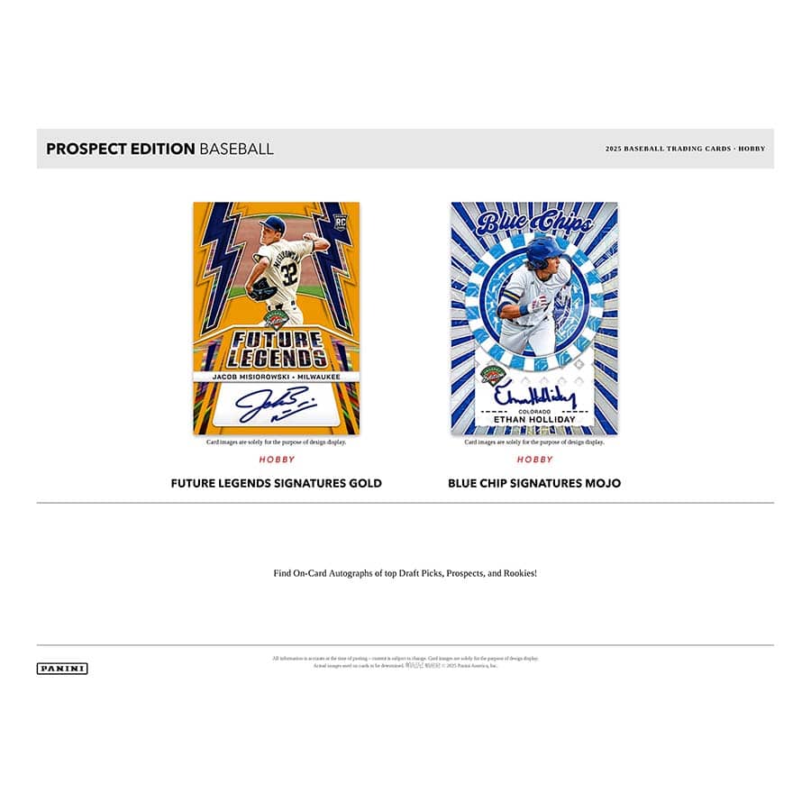 2025 Panini Prospect Edition Baseball Hobby Box