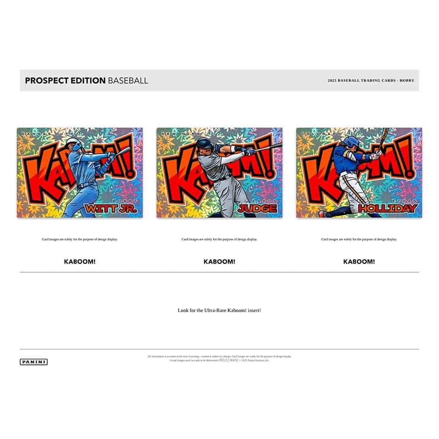 2025 Panini Prospect Edition Baseball Hobby Box