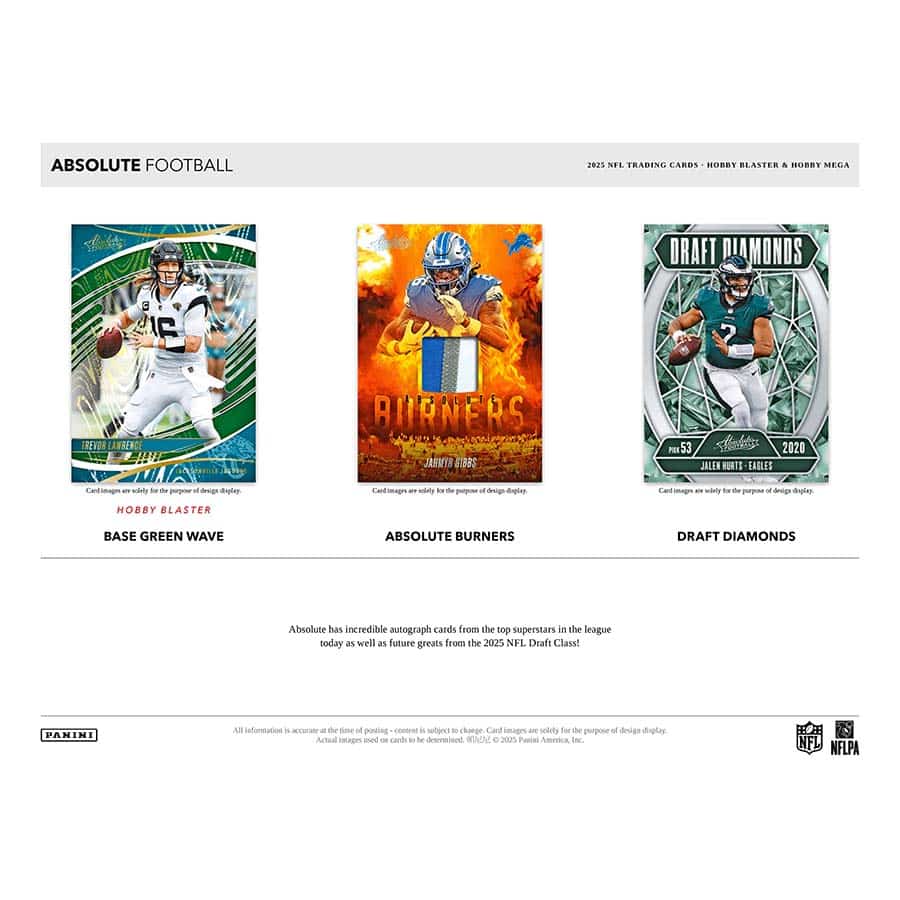 2025 Absolute Football Hobby Mega Box