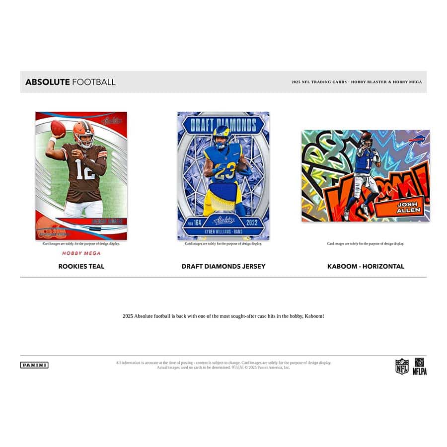 2025 Absolute Football Hobby Mega Box