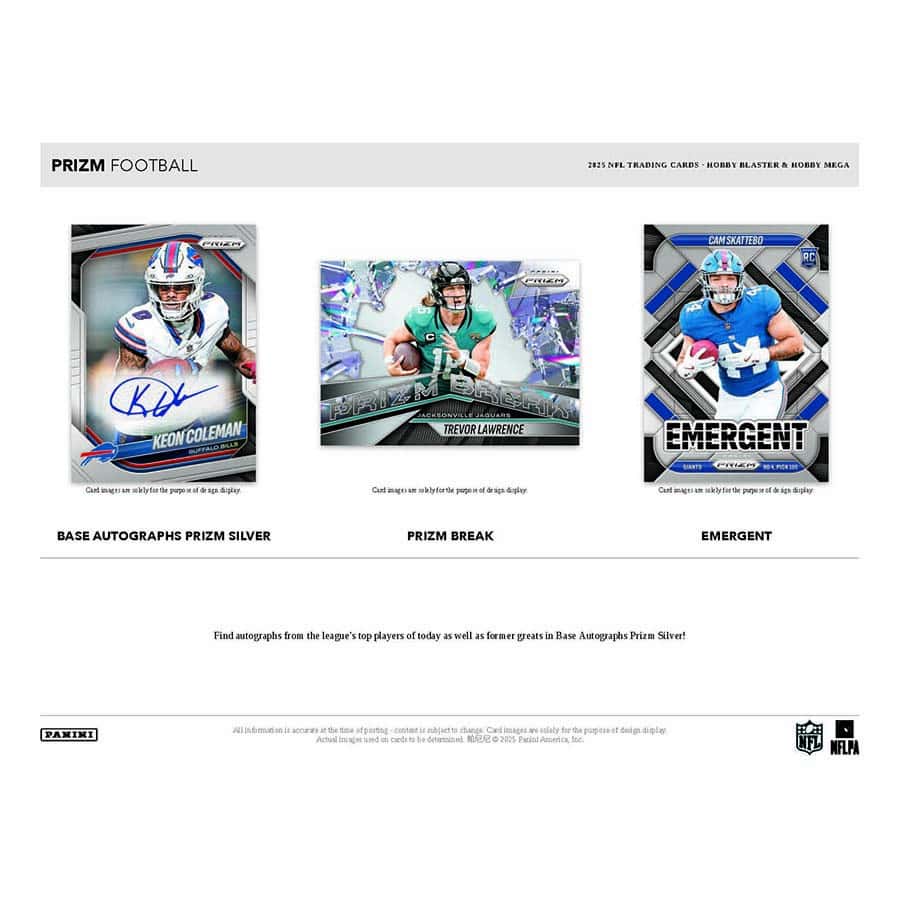 2025 Prizm Football Hobby Mega Box