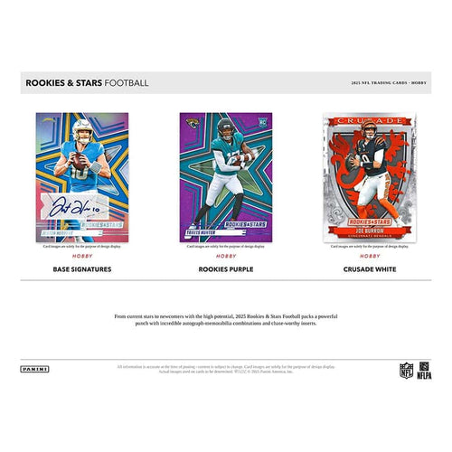 2025 Panini Rookies & Stars Football Hobby
