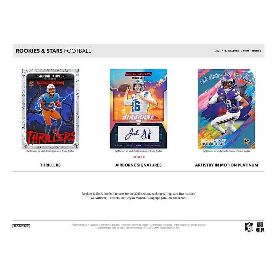 2025 Panini Rookies & Stars Football Hobby