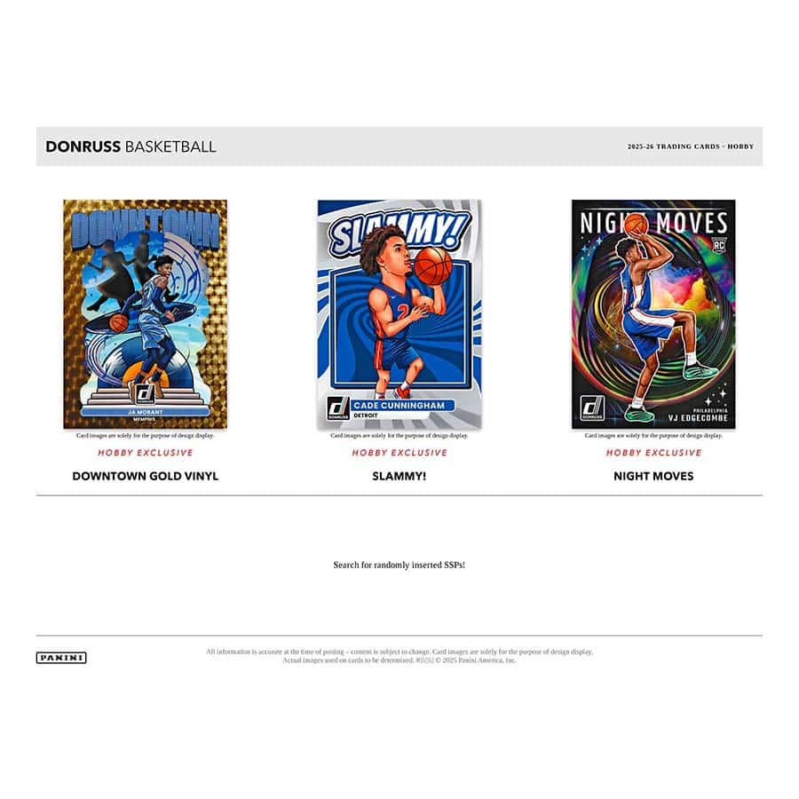 25-26 Panini Donruss Basketball Hobby