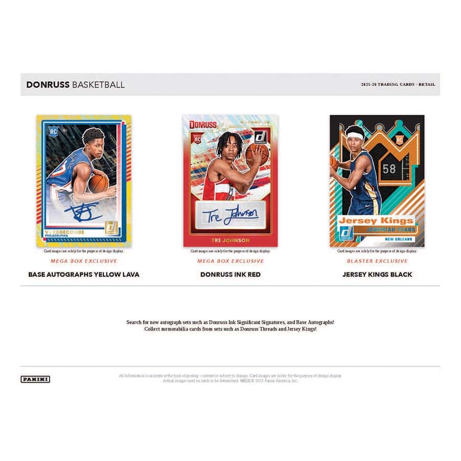 25-26 Donruss Basketball NPP Mega Box