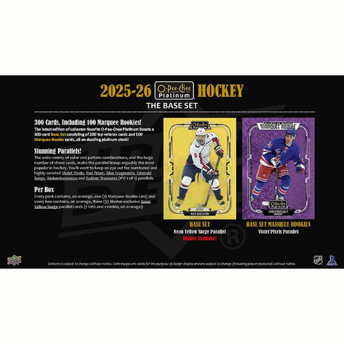 25-26 Upper Deck O-Pee-Chee Platinum Hockey Blaster