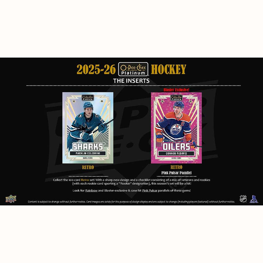 25-26 Upper Deck O-Pee-Chee Platinum Hockey Blaster