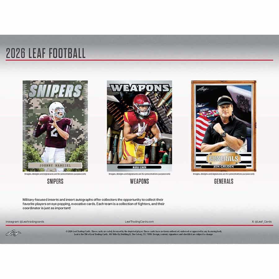 2026 Leaf Football Hobby