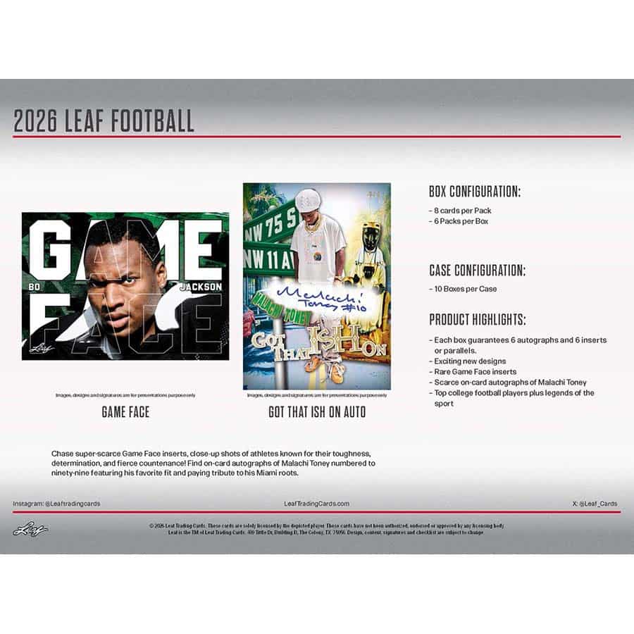 2026 Leaf Football Hobby