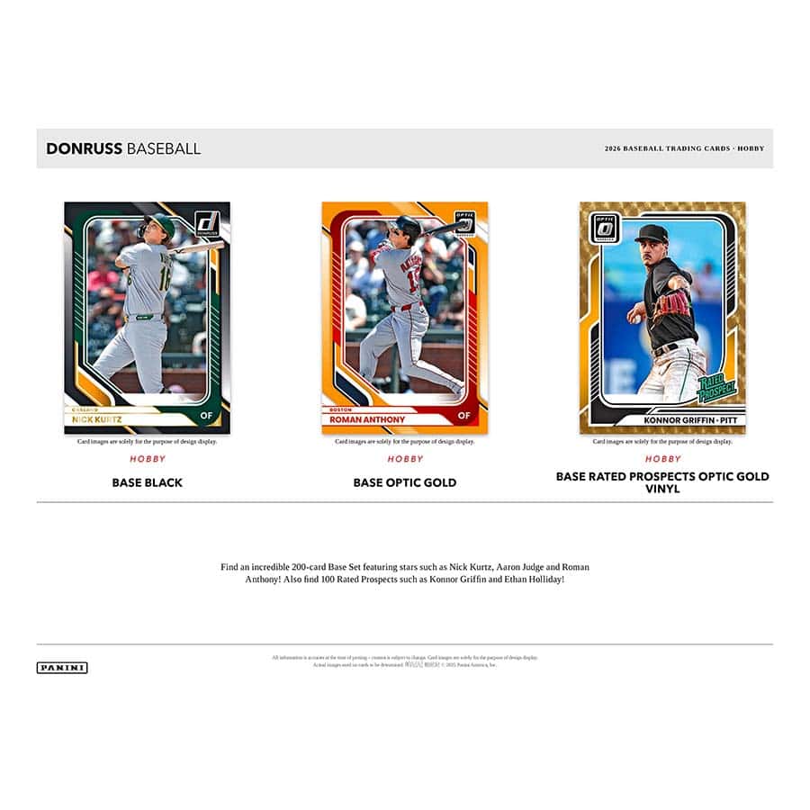 2026 Donruss Baseball Hobby