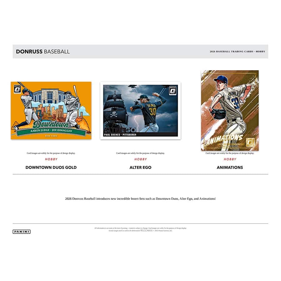 2026 Donruss Baseball Hobby