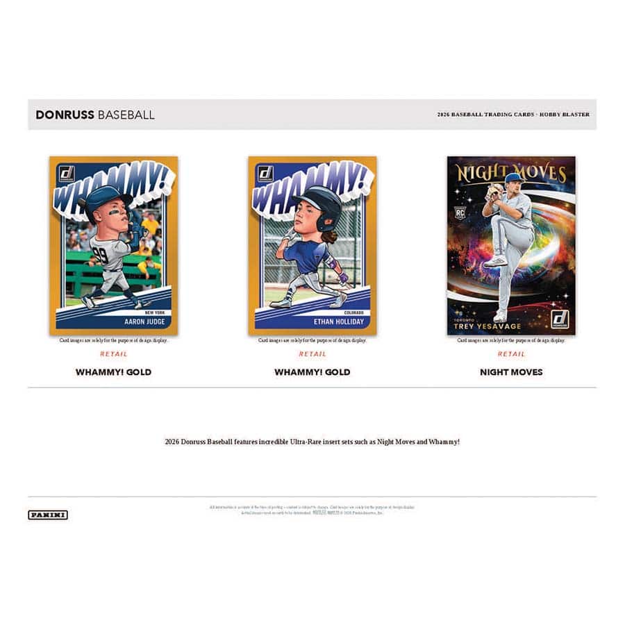 2026 Donruss Baseball Hobby Blaster