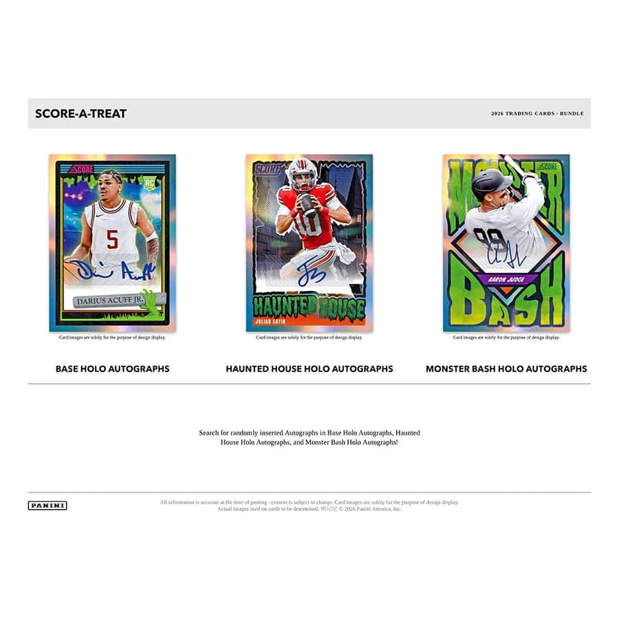 2026 Score-A-Treat Halloween Bundle Multi-Sport