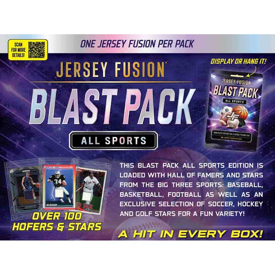 2026 Jersey Fusion All Sports Blast Pack Hobby
