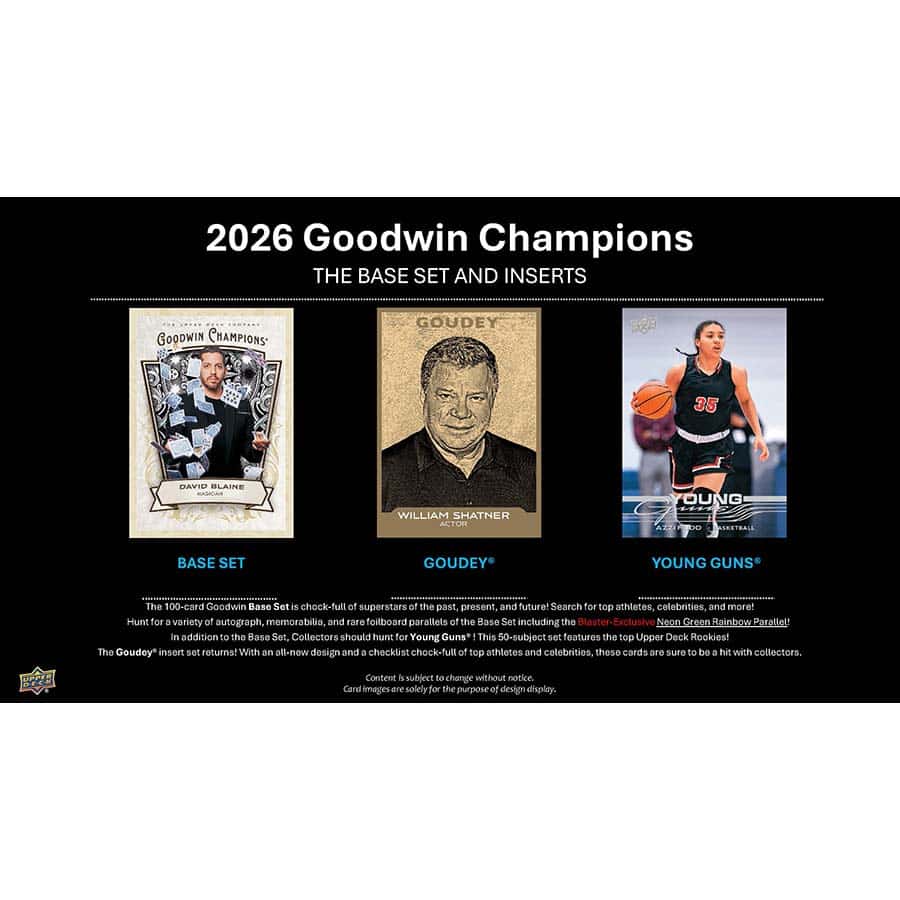 2026 Upper Deck Goodwin Champions Blaster