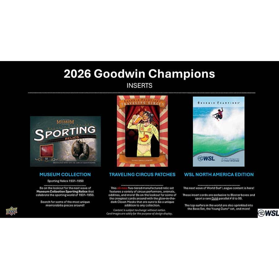 2026 Upper Deck Goodwin Champions Blaster