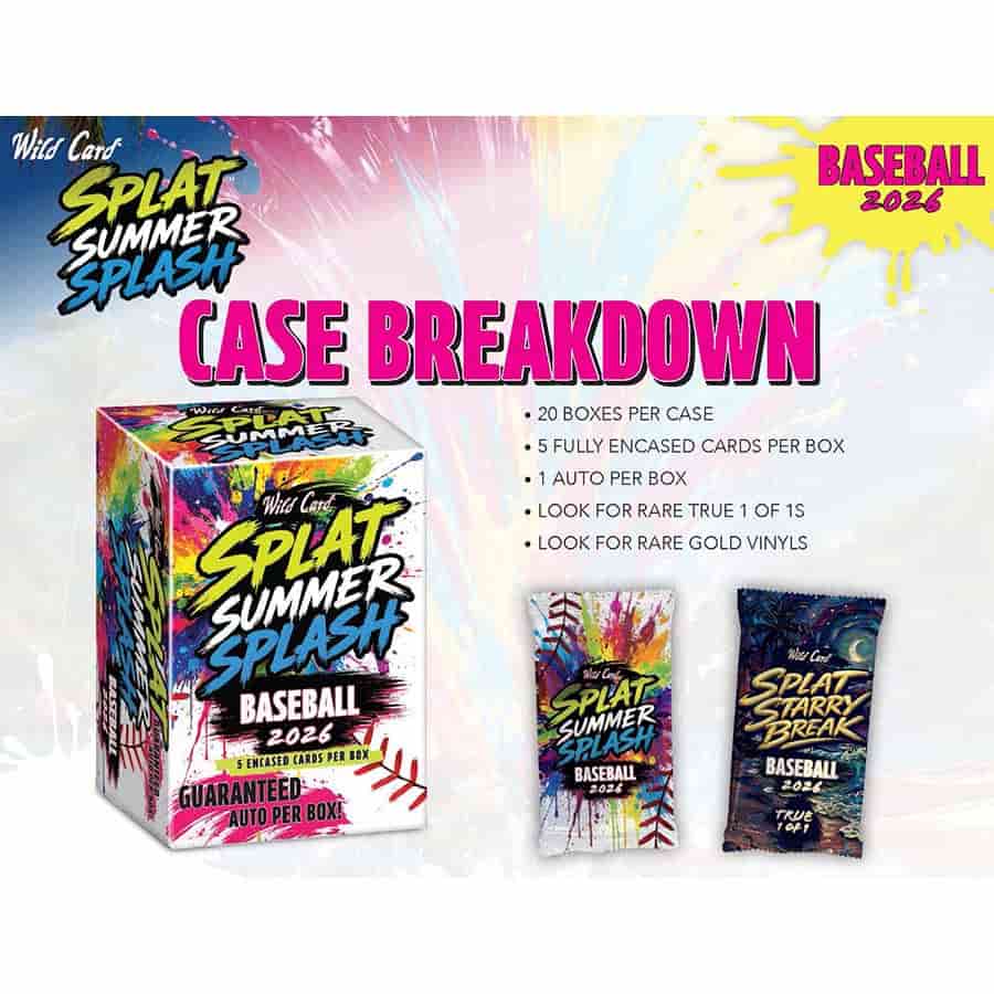 2026 Wild Card Splat Summer Splash Baseball Hobby