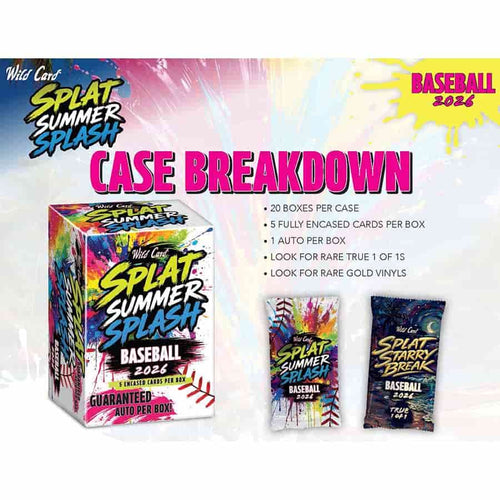 2026 Wild Card Splat Summer Splash Baseball Hobby