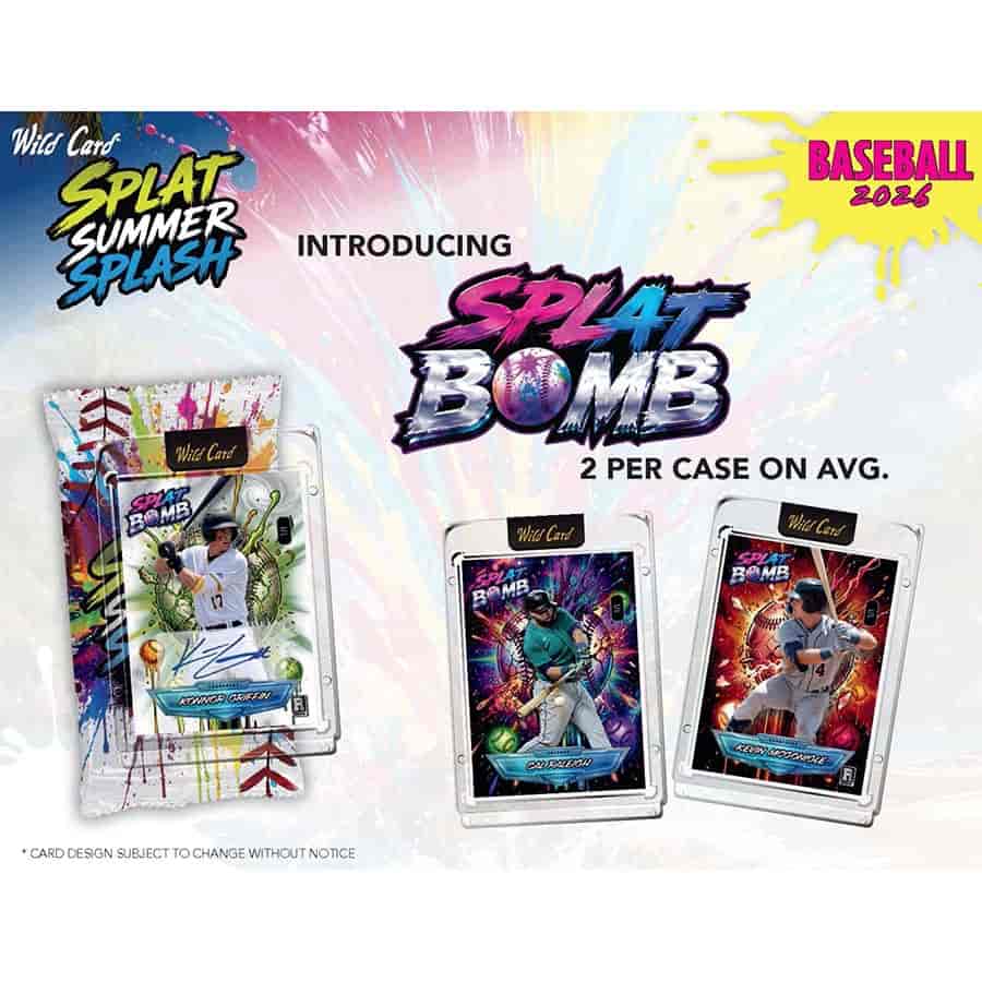 2026 Wild Card Splat Summer Splash Baseball Hobby
