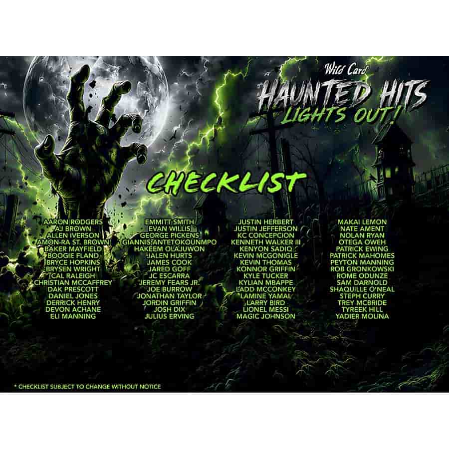2026 Wild Card Haunted Hits Lights Out Mammoth Multi-Sport Hobby