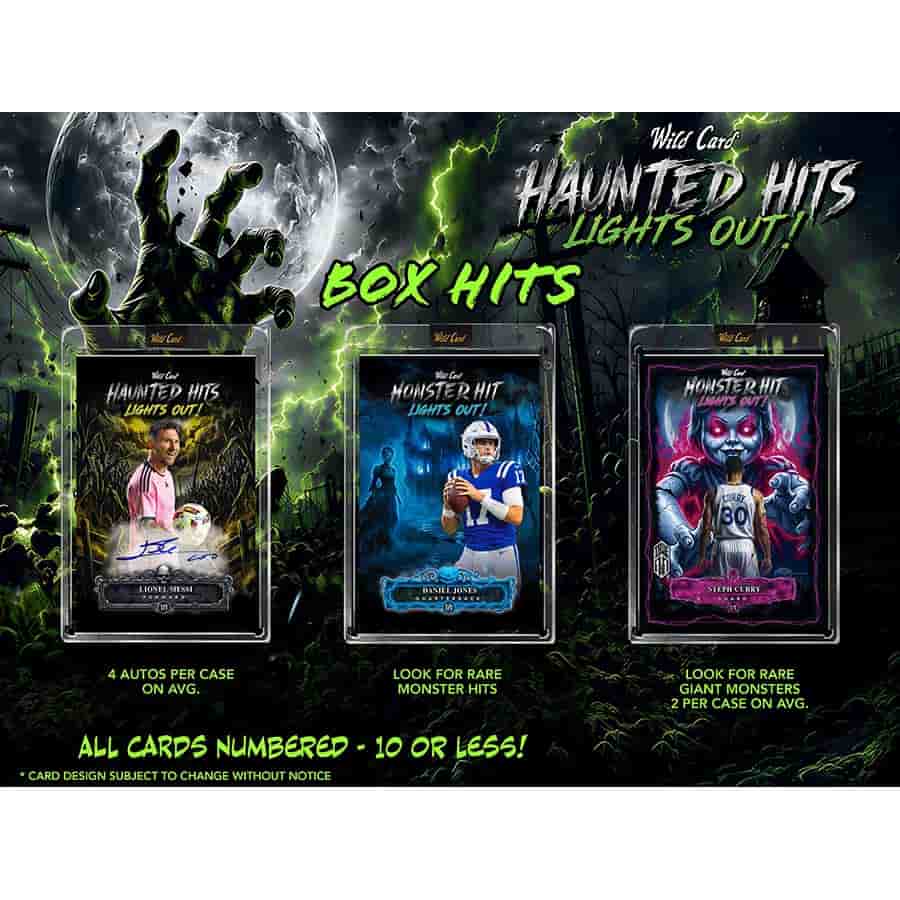 2026 Wild Card Haunted Hits Lights Out Mammoth Multi-Sport Hobby