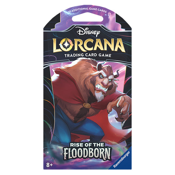 Disney Lorcana: Set 02- Rise of the Floodborn- Sleeved Booster Pack