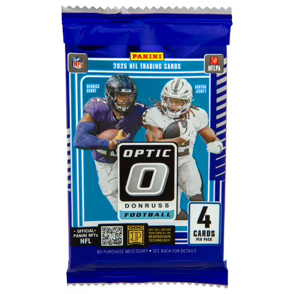 2025 Panini Donruss Optic Football Trading Cards Blaster Box