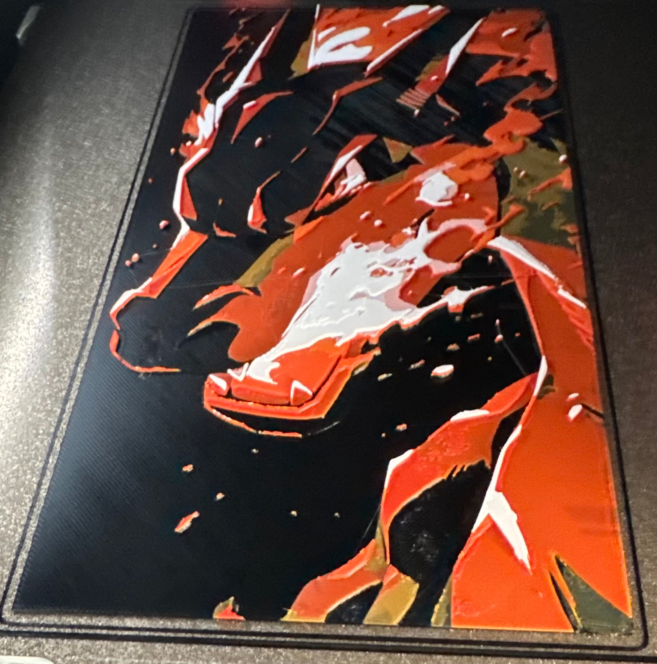 Charizard small flat 3-D print