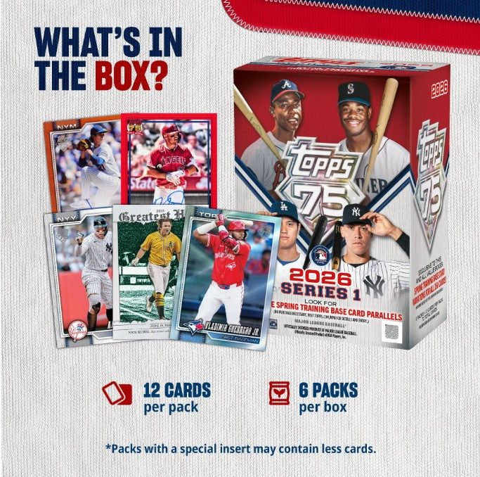 2026 Topps Series 1 Baseball - Factory Sealed - Value Box