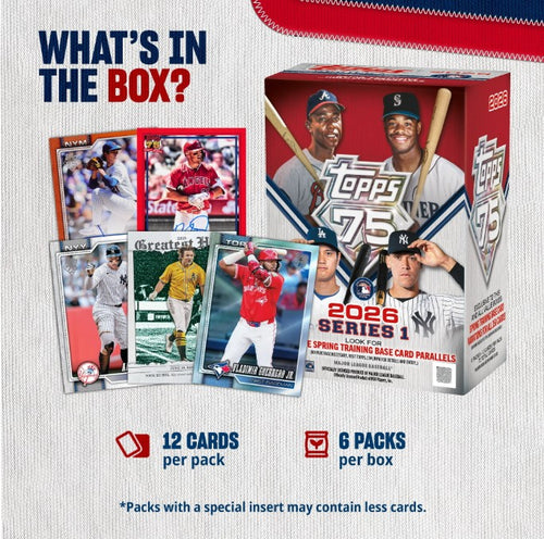 2026 Topps Series 1 Baseball - Factory Sealed - Value Box