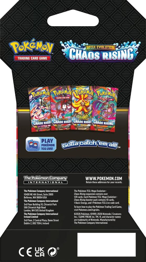 Chaos Rising Sleeved Booster Pack - ME04: Chaos Rising