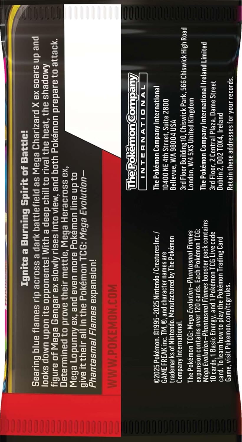 Pokemon TCG: Mega Evolutions Phantasmal Flames Booster Box