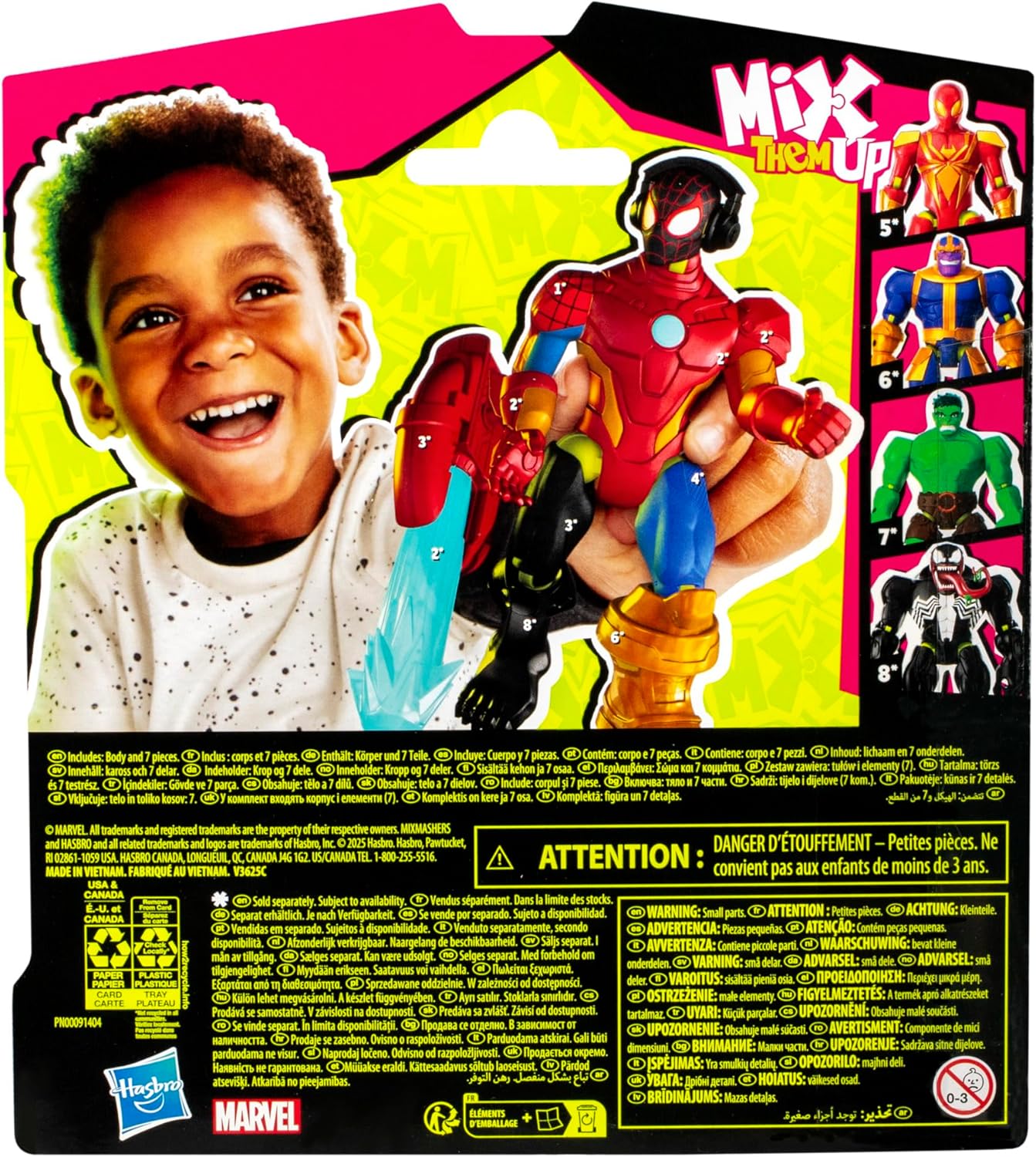 Spiderman: MixMashers Miles Morales - Basic Figure