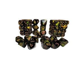 Chessex Brush Dice Deep Forest 7 Die Set