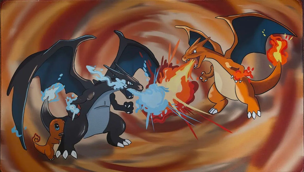 Playmat (Charizard vs Mega Charizard)