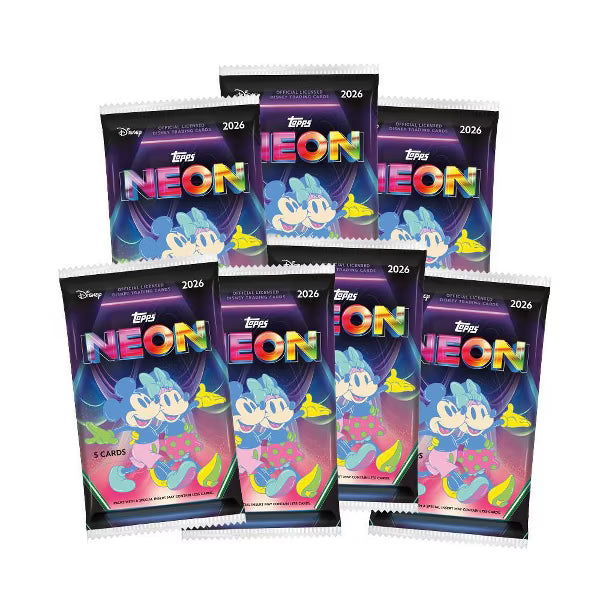 2026 Topps Disney Neon Trading Card Value Box