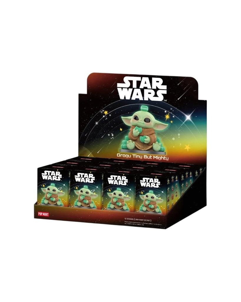 Pop Mart: Star Wars - Grogu Tiny But Mighty Figure Blind Box Display