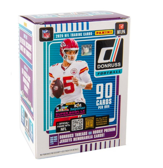 2025 Panini Donruss Football Trading Cards Blaster Box