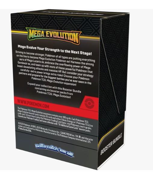 Pokémon TCG Mega Evolution Booster Bundle
