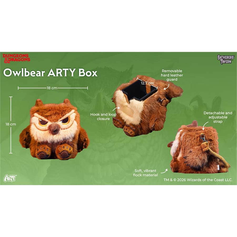 GATHERERS' TAVERN: DUNGEONS AND DRAGONS: ARTY BOX: OWLBEAR