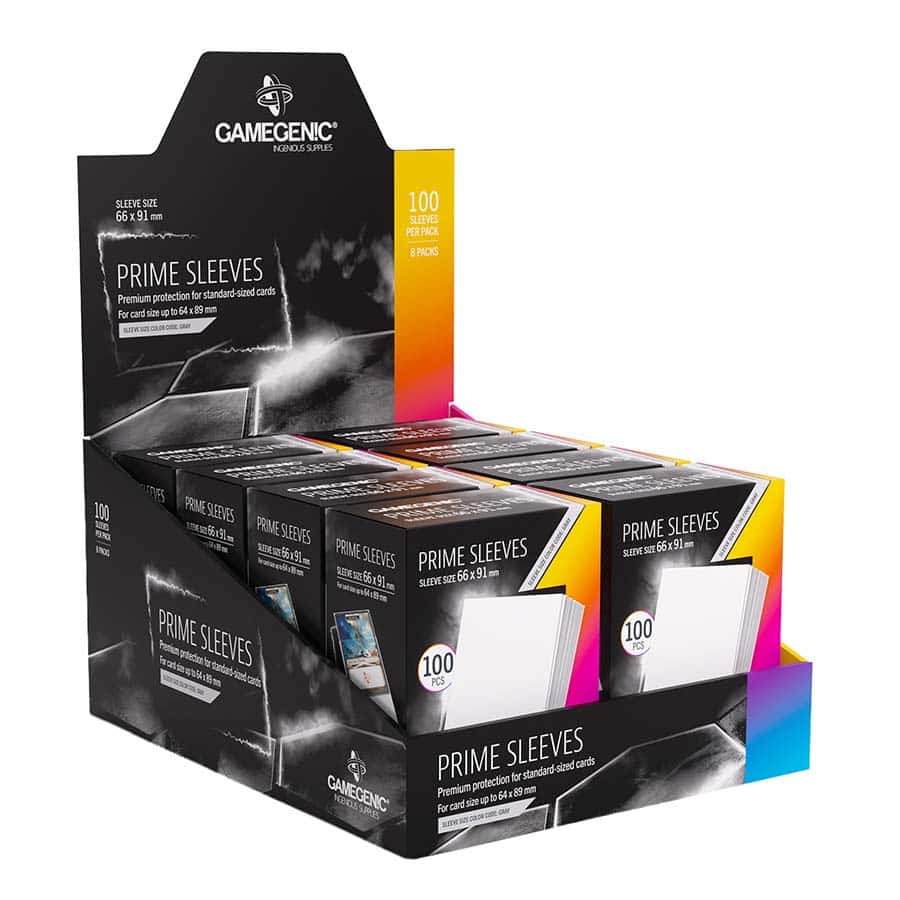 GAMEGENIC: PRIME SLEEVES: WHITE