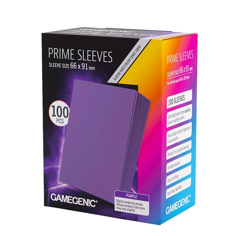 GAMEGENIC: PRIME SLEEVES: PURPLE