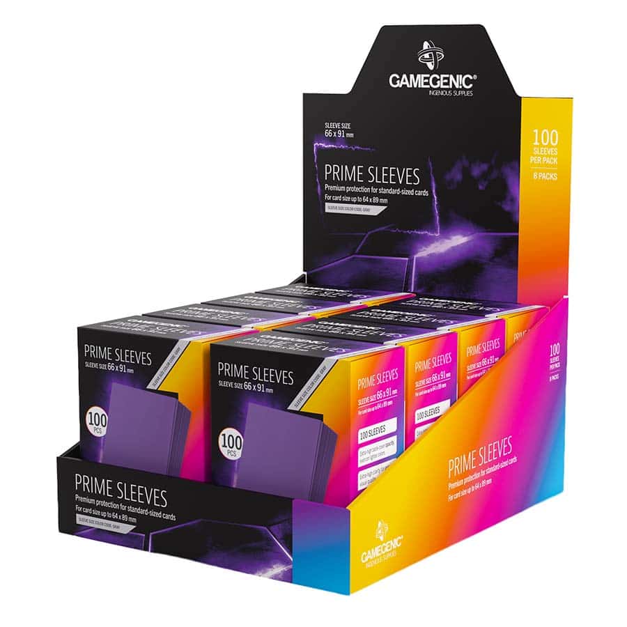 GAMEGENIC: PRIME SLEEVES: PURPLE