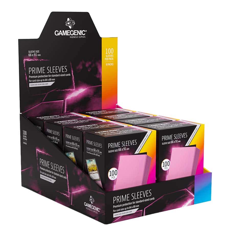 GAMEGENIC: PRIME SLEEVES: PINK