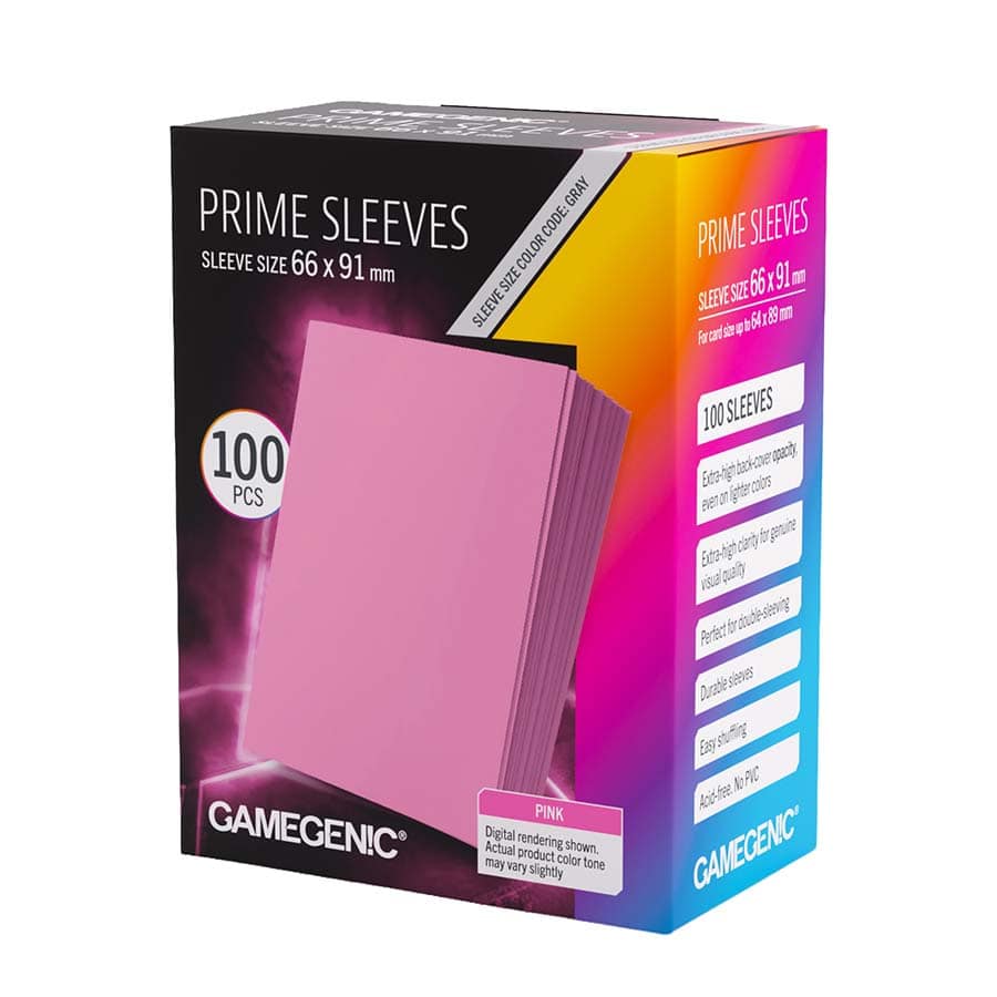 GAMEGENIC: PRIME SLEEVES: PINK