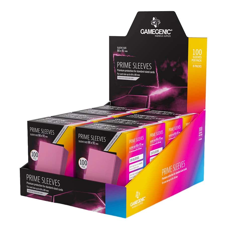 GAMEGENIC: PRIME SLEEVES: PINK
